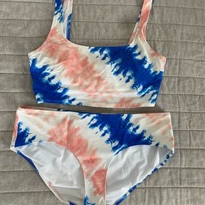 Aerie tie dye bikini